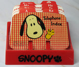 Snoopy Vintage Telephone and Birthday 2-Sided Index By Hallmark - RARE!