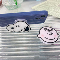 Peanuts Pop Socket Cell Phone Holder - Snoopy and Charlie Brown - snoopn4pnuts.com