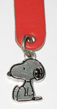 Snoopy Leather Cell Phone Strap / Key Chain - RARE Japanese Sample!