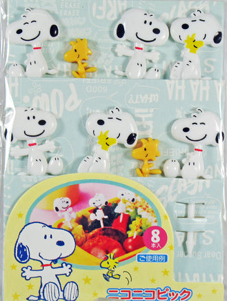 Snoopy and Woodstock Reusable Cake and Other Foods Picks Set - snoopn4pnuts.com