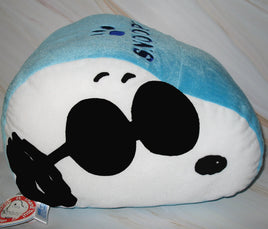 Sega Snoopy Joe Cool Head - Shaped Plush Pillow - snoopn4pnuts.com