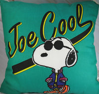 Snoopy Throw Pillow - Beagle Rap/Joe Cool - snoopn4pnuts.com
