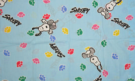 Snoopy Vintage Pillow Case - Paw Prints - snoopn4pnuts.com
