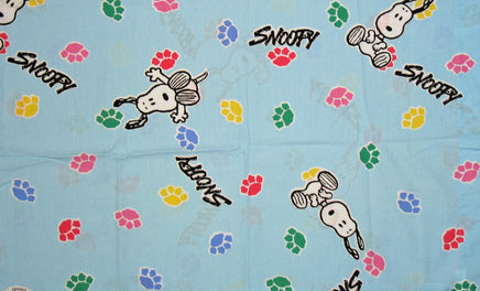 Snoopy Vintage Pillow Case - Paw Prints - snoopn4pnuts.com