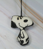 Snoopy Walking Mini Mascot Pillow Doll Ornament (Good Condition)