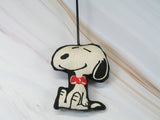 Snoopy Sitting Mini Mascot Pillow Doll Ornament (Good Condition)