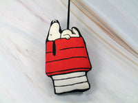 Snoopy on Doghouse Mini Mascot Pillow Doll Ornament