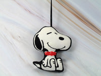 Snoopy Sitting Mini Mascot Pillow Doll Ornament