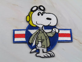Snoopy Flying Ace Military Iron - On Patch (U.S. Air Force Pilot) - snoopn4pnuts.com
