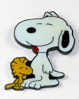 Snoopy and Woodstock Enamel Pin - snoopn4pnuts.com