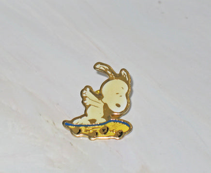 Snoopy Skateboarder Enamel Pin - snoopn4pnuts.com