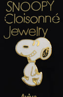Smiling Snoopy Cloisonne Pin