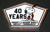 Snoopy's Senior World Hockey Tournament Enamel Pin - 40th Anniversary
