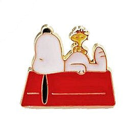 Snoopy and Woodstock Enamel Pin - snoopn4pnuts.com