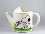 Snoopy Vintage 7" Watering Can Planter (Flaws)