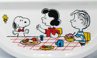Peanuts Melamine Divided Plate - RARE Japanese Sample! Very High Quality! - snoopn4pnuts.com