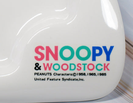 Peanuts Thick Melamine Divided Plate - RARE Japanese Sample! Very High Quality! - snoopn4pnuts.com