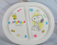 Peanuts Melamine Divided Plate - RARE Japanese Sample! - snoopn4pnuts.com
