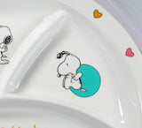 Peanuts Melamine Divided Plate - RARE Japanese Sample!  Very High Quality!