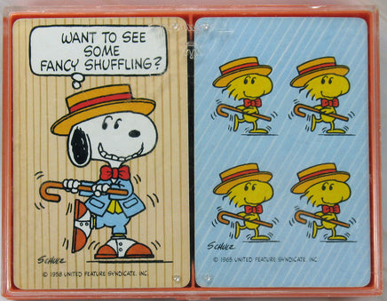 Snoopy Double - Deck Playing Cards Boxed Set With Storage Case - snoopn4pnuts.com