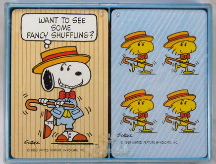 Snoopy Double - Deck Playing Cards Boxed Set With Storage Case - snoopn4pnuts.com