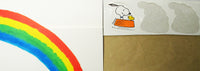 Snoopy Rainbow Postalette (1 Card/1 Seal)