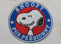 Snoopy For President Patch