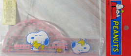 Snoopy Acrylic Drafting Set (Ruler, Protractor, and Triangle) - snoopn4pnuts.com