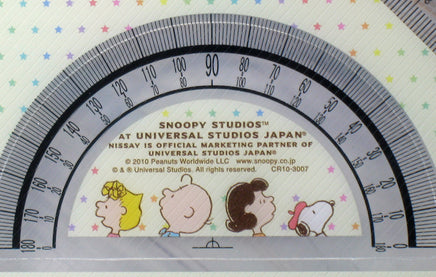 Nissay Universal Studios Japan Limited - Edition Drafting Set (Protractor, Triangle, and Ruler) - snoopn4pnuts.com