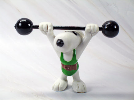SNOOPY WEIGHT LIFTER PVC - RARE! - snoopn4pnuts.com