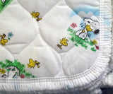Dundee Baby Snoopy Quilted Blanket (Used But Mint Condition)
