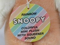 Snoopy Vintage Plush Baby Squeaker Doll - Peach - snoopn4pnuts.com