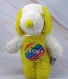 Snoopy Vintage Plush Squeaker Doll - Yellow
