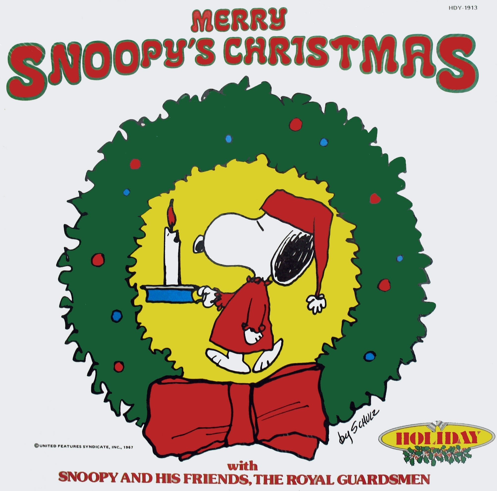 Peanuts Vintage Christmas Lp Record Album - Snoopy