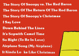 Peanuts Vintage Christmas LP Record Album - Snoopy's Christmas
