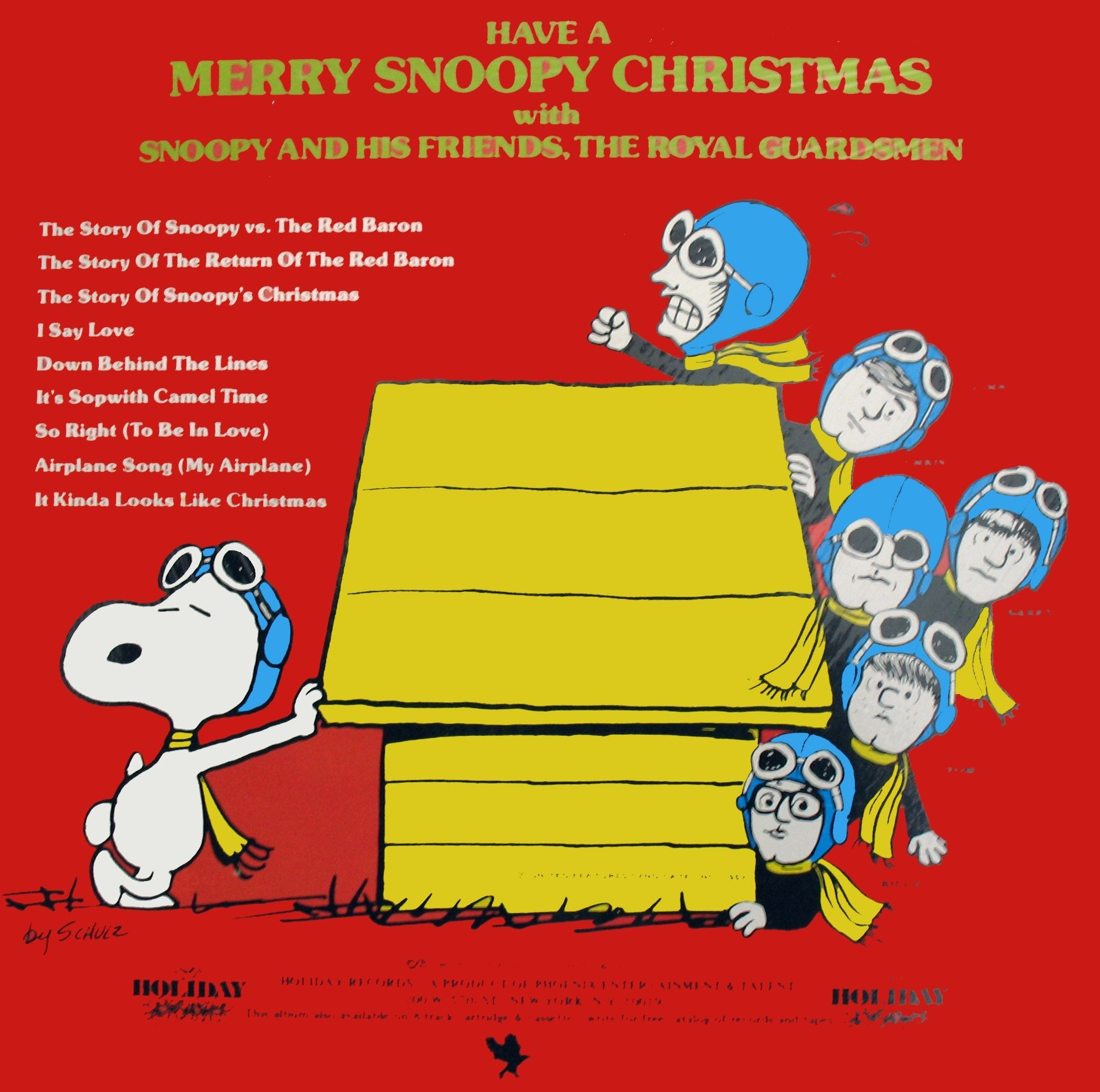 Peanuts Vintage Christmas Lp Record Album - Snoopy's Christmas