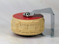 Snoopy Rolling Stamp - Schroeder Playing Piano RARE! (USED/INK STAINS NOT SEEN IN PHOTOS) - snoopn4pnuts.com