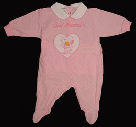 Snoopy Hugs Woodstock 2 - Piece Infant Sleeper - Best Friends (3 - 6 Months) - snoopn4pnuts.com