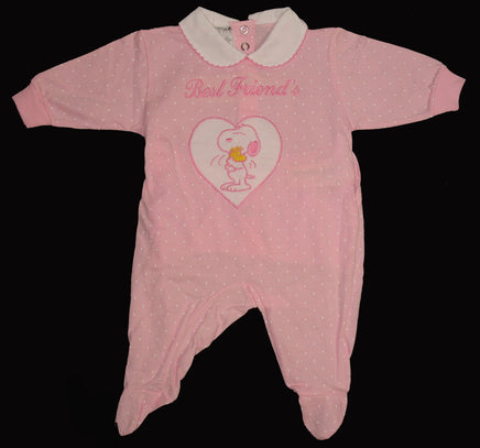 Snoopy Hugs Woodstock 2 - Piece Infant Sleeper - Best Friends (3 - 6 Months) - snoopn4pnuts.com