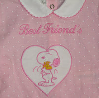 Snoopy Hugs Woodstock 2 - Piece Infant Sleeper - Best Friends (3 - 6 Months) - snoopn4pnuts.com