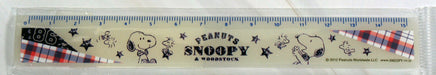 Snoopy 6" Glittery Acrylic Ruler - snoopn4pnuts.com