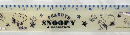 Snoopy 6" Glittery Acrylic Ruler - snoopn4pnuts.com
