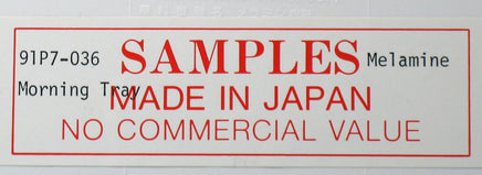 Peanuts Melamine Divided Plate - RARE Japanese Sample! Very High Quality! - snoopn4pnuts.com