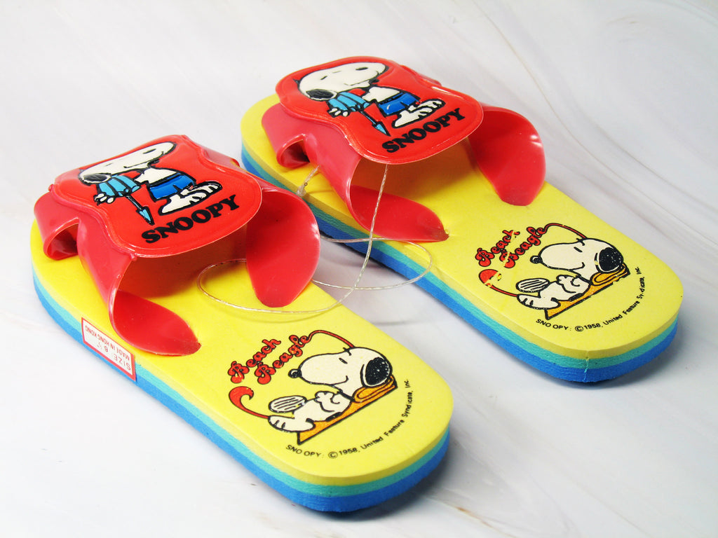 Snoopy Kids Beach Beagle Sandals