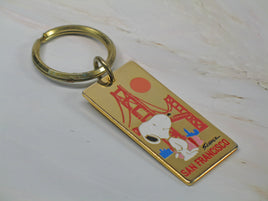 Snoopy San Francisco Metal Key Chain - RARE! - snoopn4pnuts.com