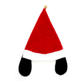 Snoopy Santa Plush Hat With Bell (Adjustable In Back)