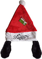 Snoopy Santa Plush Hat With Bell (Adjustable In Back)