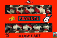 Snoopy Santa String Lights