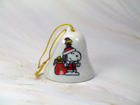 Snoopy Mini Bell Christmas Ornament (*Missing Clapper/Ringing Ball)