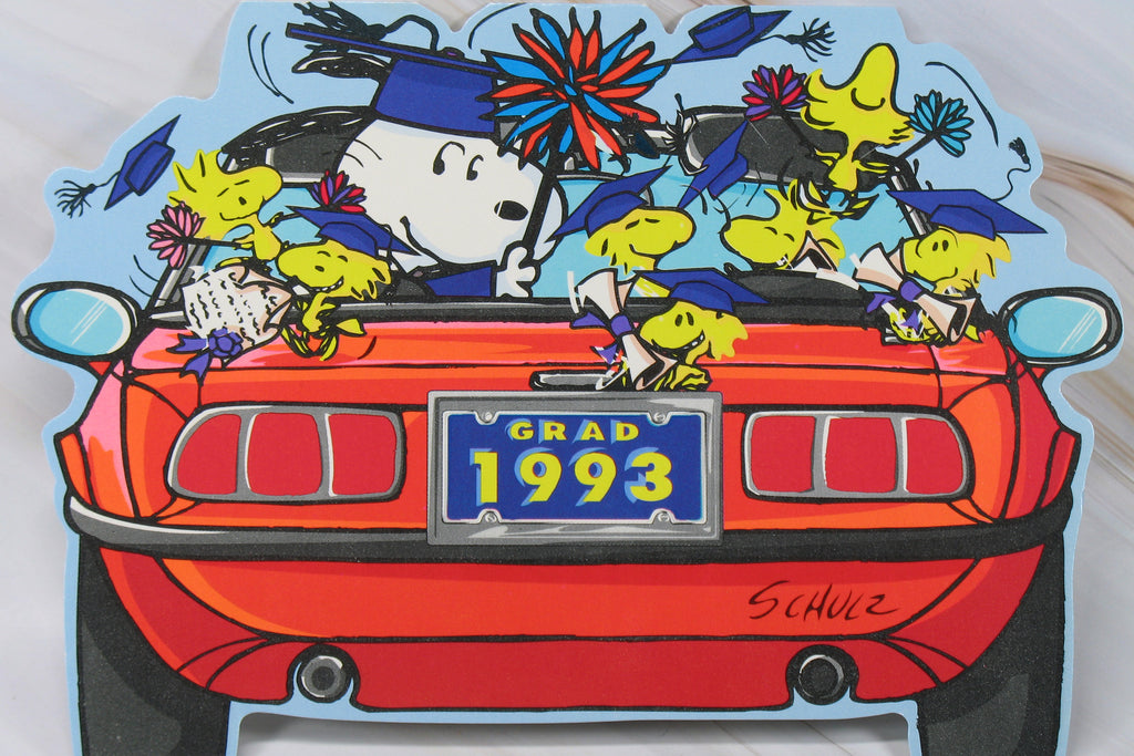 1993 Graduation Card - Snoopy and Woodstocks